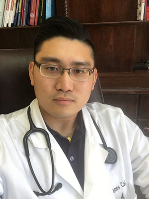 physician assistant James Cai, 1st COVID-19 patient in New Jersey